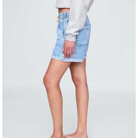 Gap Easy Denim Shorts Light Indigo Womens Small , Classic Fit - Picture 3 of 15